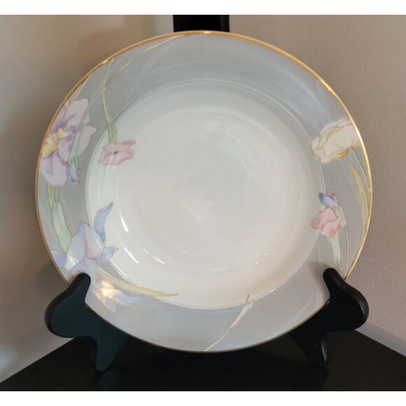 Mikasa Charisma Gray L9049 Rimmed Soup Bowl 8 1/4" D (Set of 4) - Picture 1 of 11